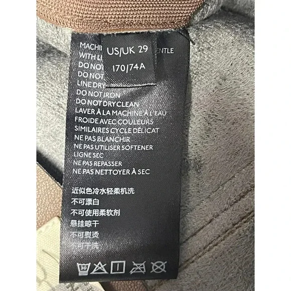 We The Free Spitfire Skinny Faux Leather HighWaist Pants size 29 Brown - Picture 7 of 9